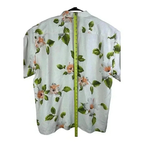 Tommy Bahama 100% Silk Hawaiian Camp Shirt Floral Men’s Size XLX - Picture 8 of 13